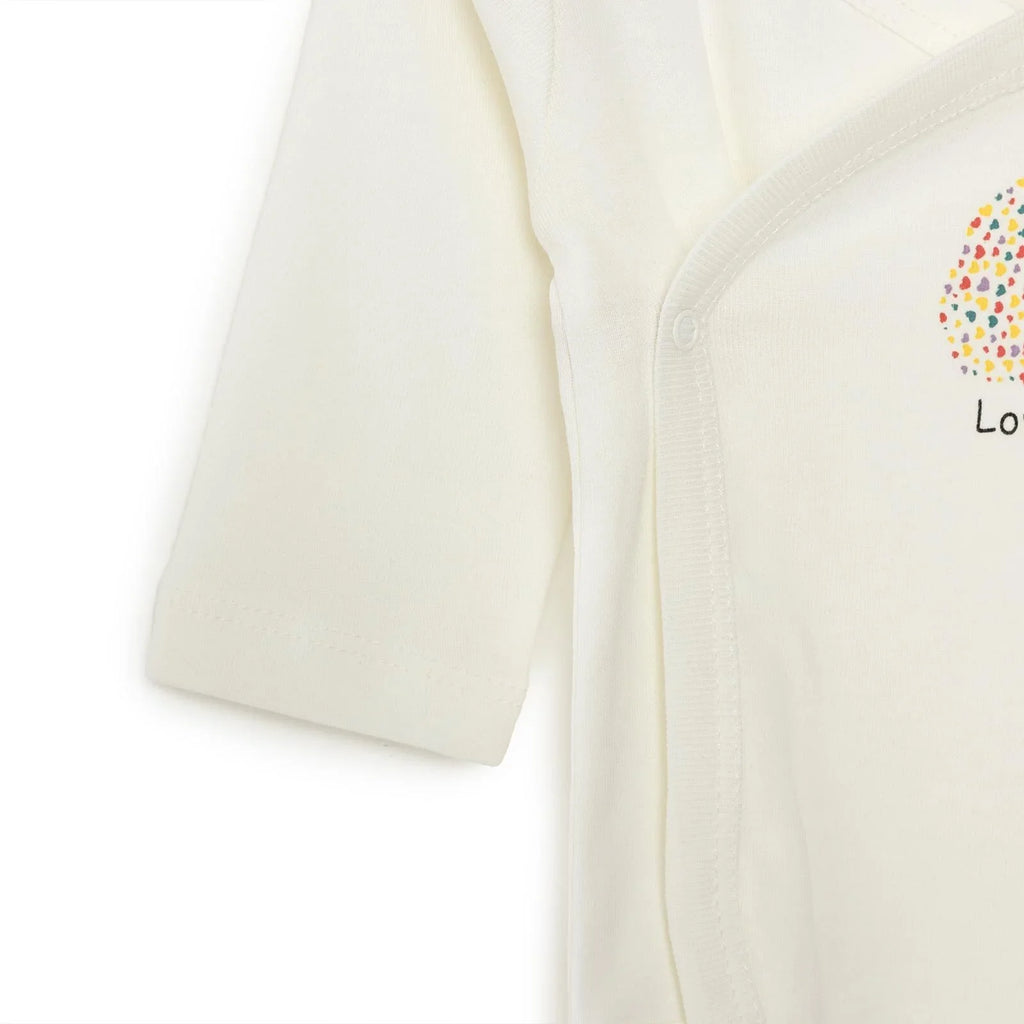 HelloBaby Long Sleeve Bodysuit - Ecru