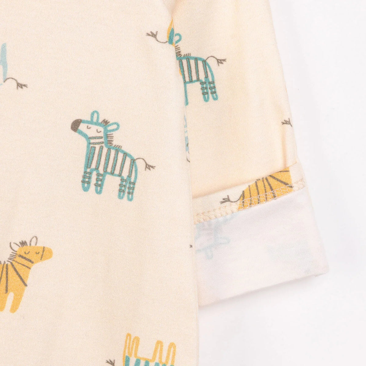 HelloBaby Zebra Print Footed Baby Sleepsuit & Hat Set (Newborn to 9 Months)