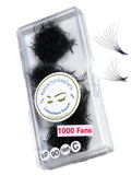 9D 0.07 C & D Curl Premade Fans – 1000 Loose Promade Fans (11mm)