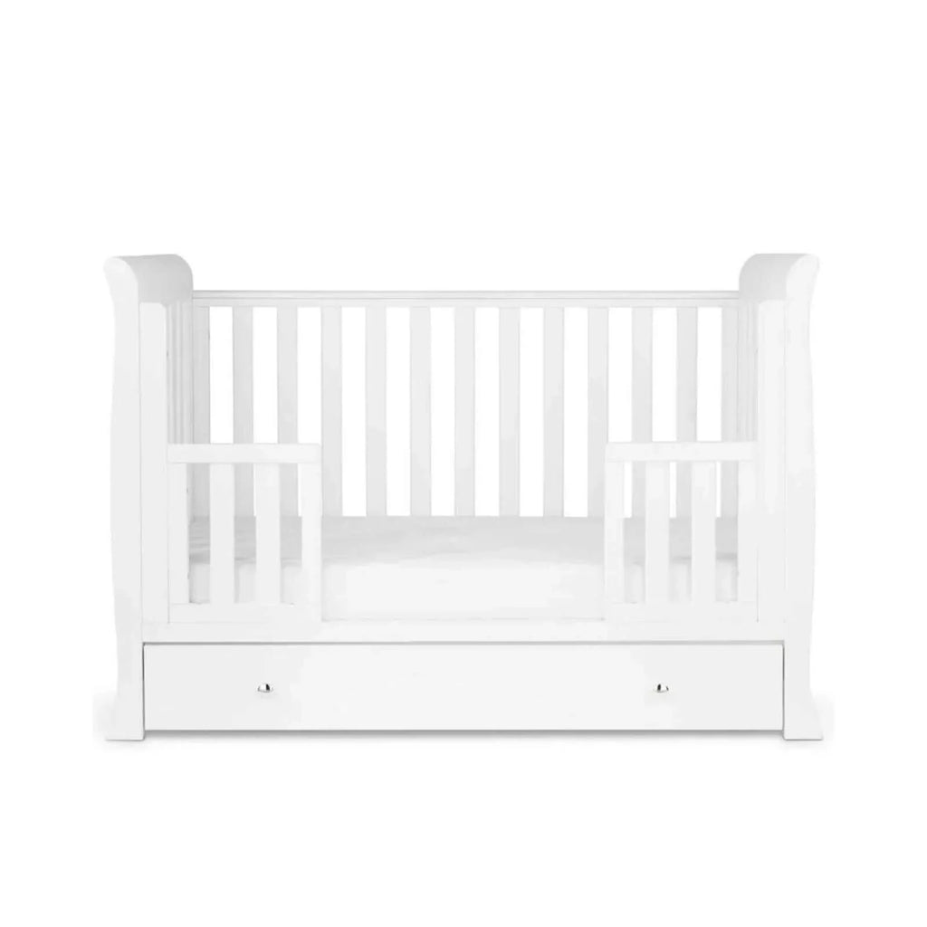 Ickle Bubba Snowdon 4 in 1 Mini 3 Piece Furniture Set White - Premium Pocket Sprung Mattress