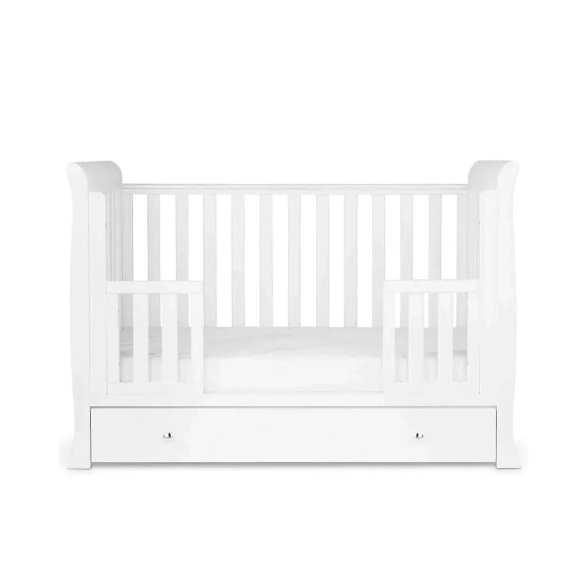 Ickle Bubba Snowdon 4 in 1 Mini 3 Piece Furniture Set White - Premium Pocket Sprung Mattress