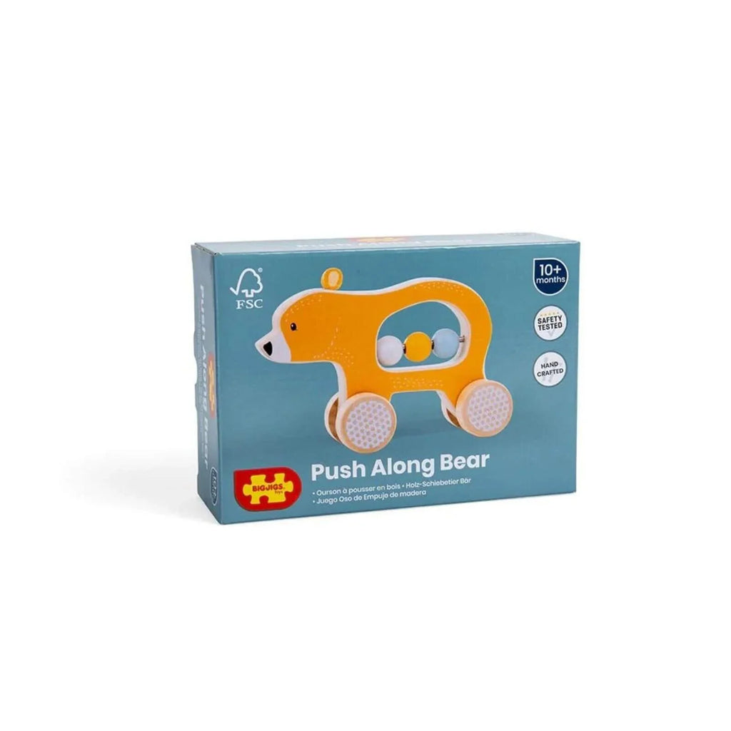 Bigjigs Toys Push Along Bear