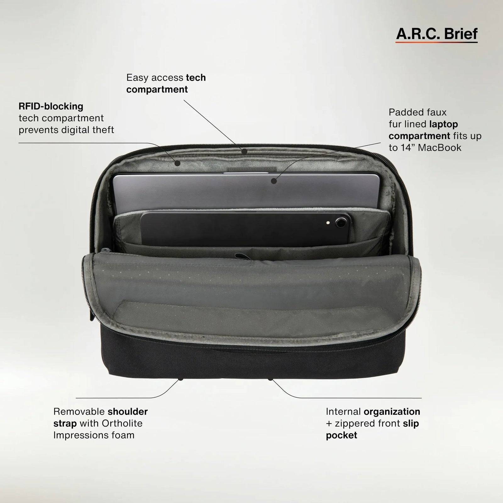 InCase A.R.C. Brief With ReSpun 100% Recycled Polyester 12L