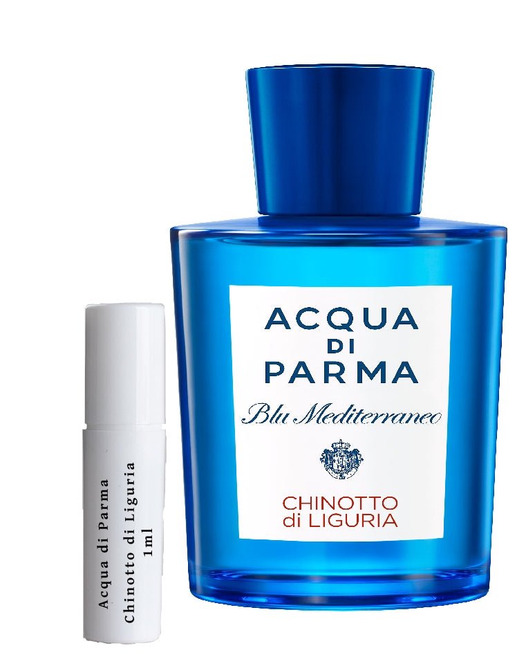 Acqua di Parma Chinotto di Liguria samples