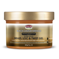African Pride Black Castor Miracle Braid, Loc & Twist Gel 8oz