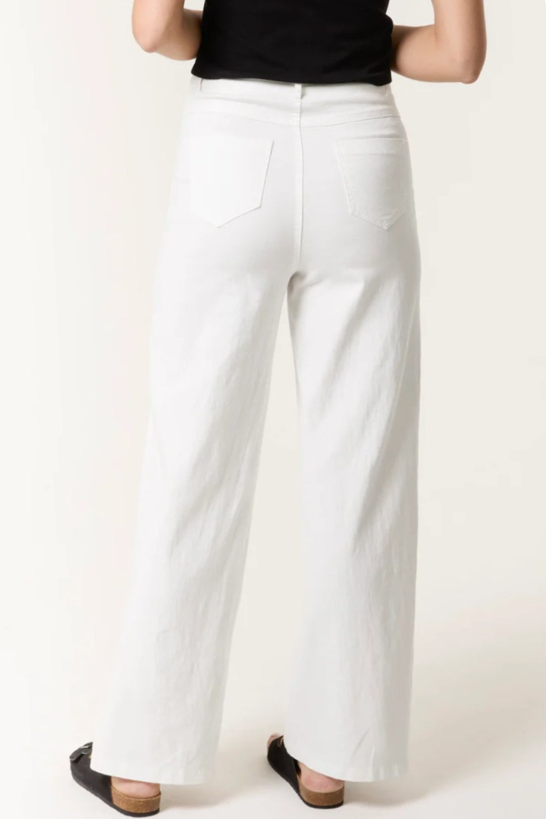 White Wide Leg Jeans