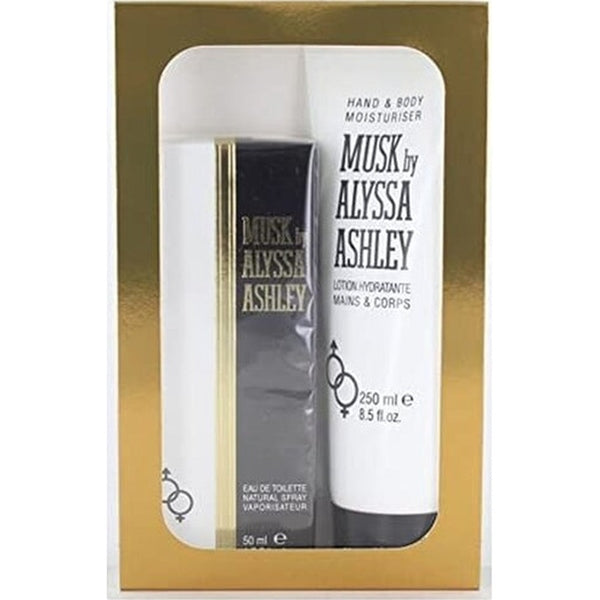 Alyssa Ashley Musk Gift Set 100ml EDT + 250ml Hand & Body Lotion