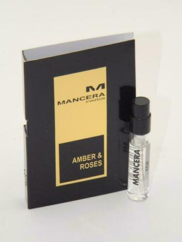 Mancera AMBER AND ROSES official perfume sample 2ml 0.06 fl. oz. perfume tester