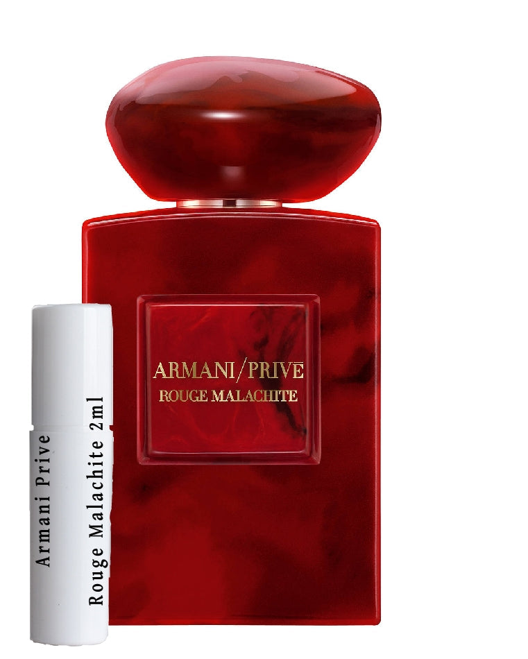 Armani Prive Rouge Malachite samples