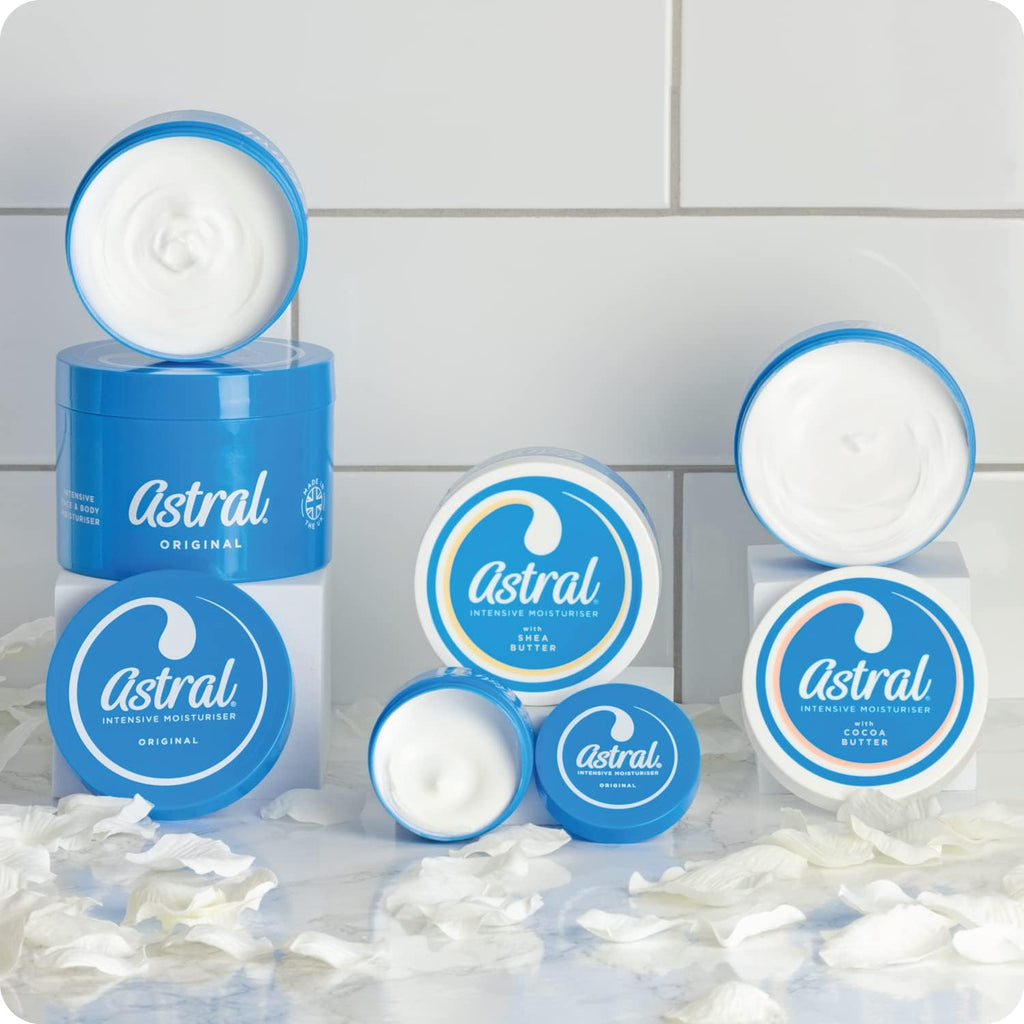 Astral Original Face And Body Moisturizer - Intense 24hr Hydration & Protection for All Skin Types - 50ml, 200ml, 500ml