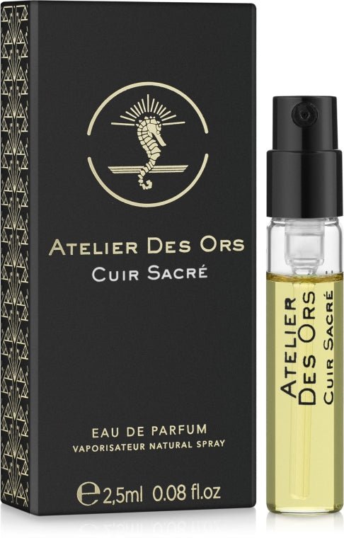 Atelier Des Ors Cuir Sacre 2.5ml 0.08 fl. oz. Official perfume sample perfume tester