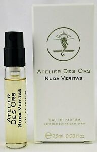 Atelier Des Ors Nuda Veritas 2.5ml 0.08 fl. oz. Official perfume sample perfume tester