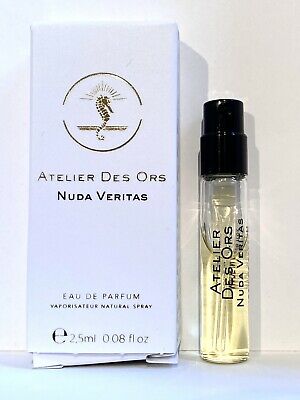 Atelier Des Ors Nuda Veritas 2.5ml 0.08 fl. oz. Official perfume sample perfume tester