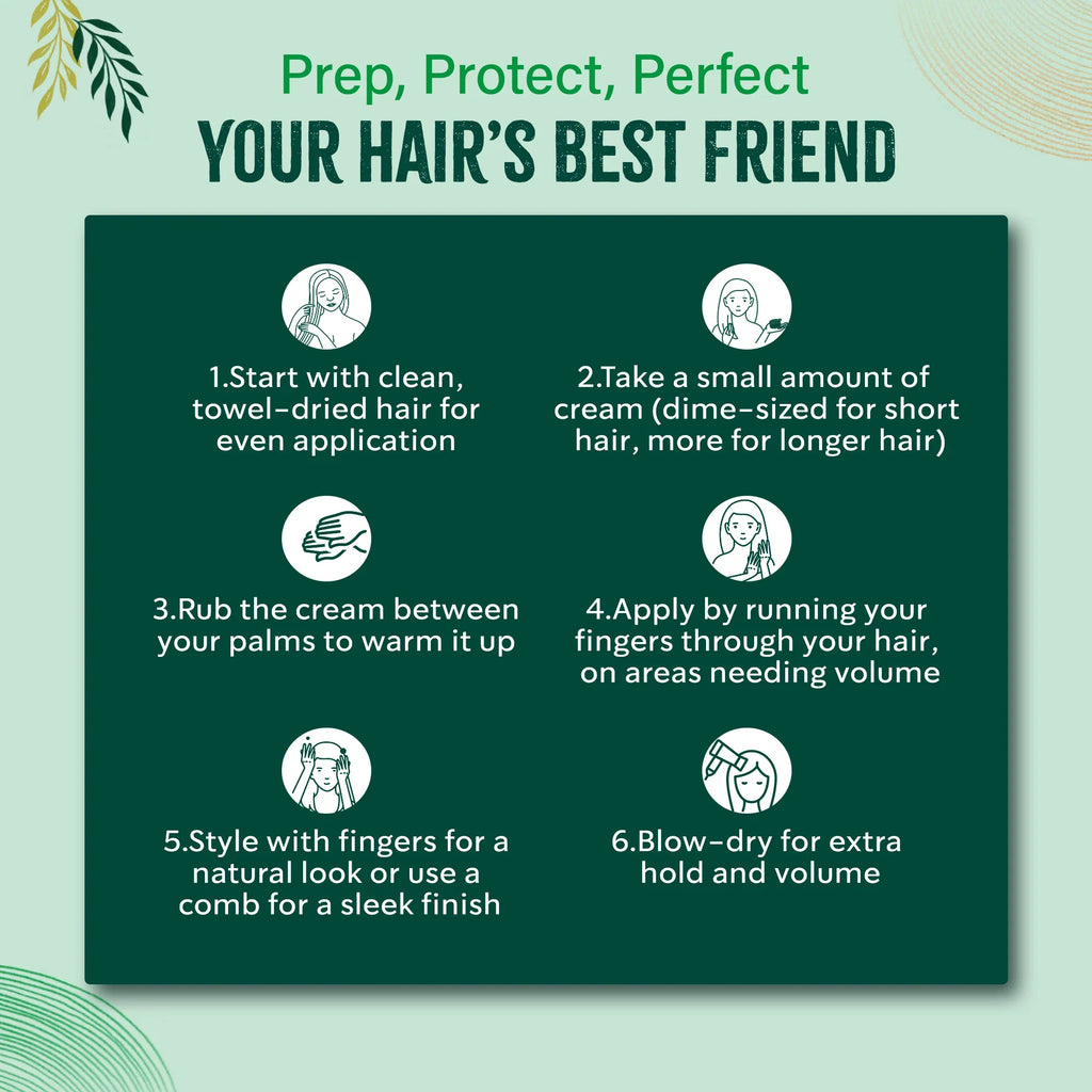 Vatika Naturals Hair Cream Nourish & Protect for All Hair Types 210ml (7.1 oz)