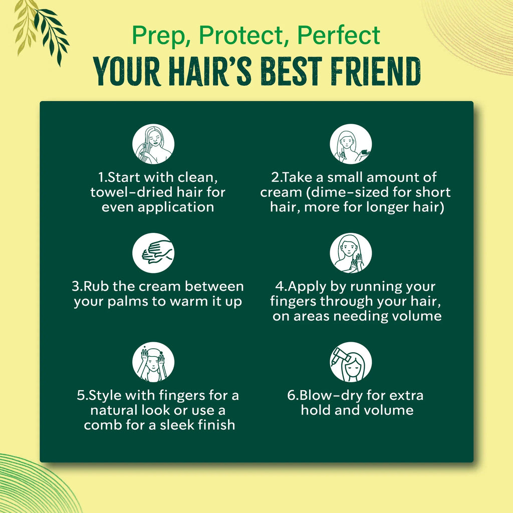 Vatika Naturals Hair Cream - Refreshing Scalp & Healthy Hair for All Hair Types (210ml/7.1 oz)