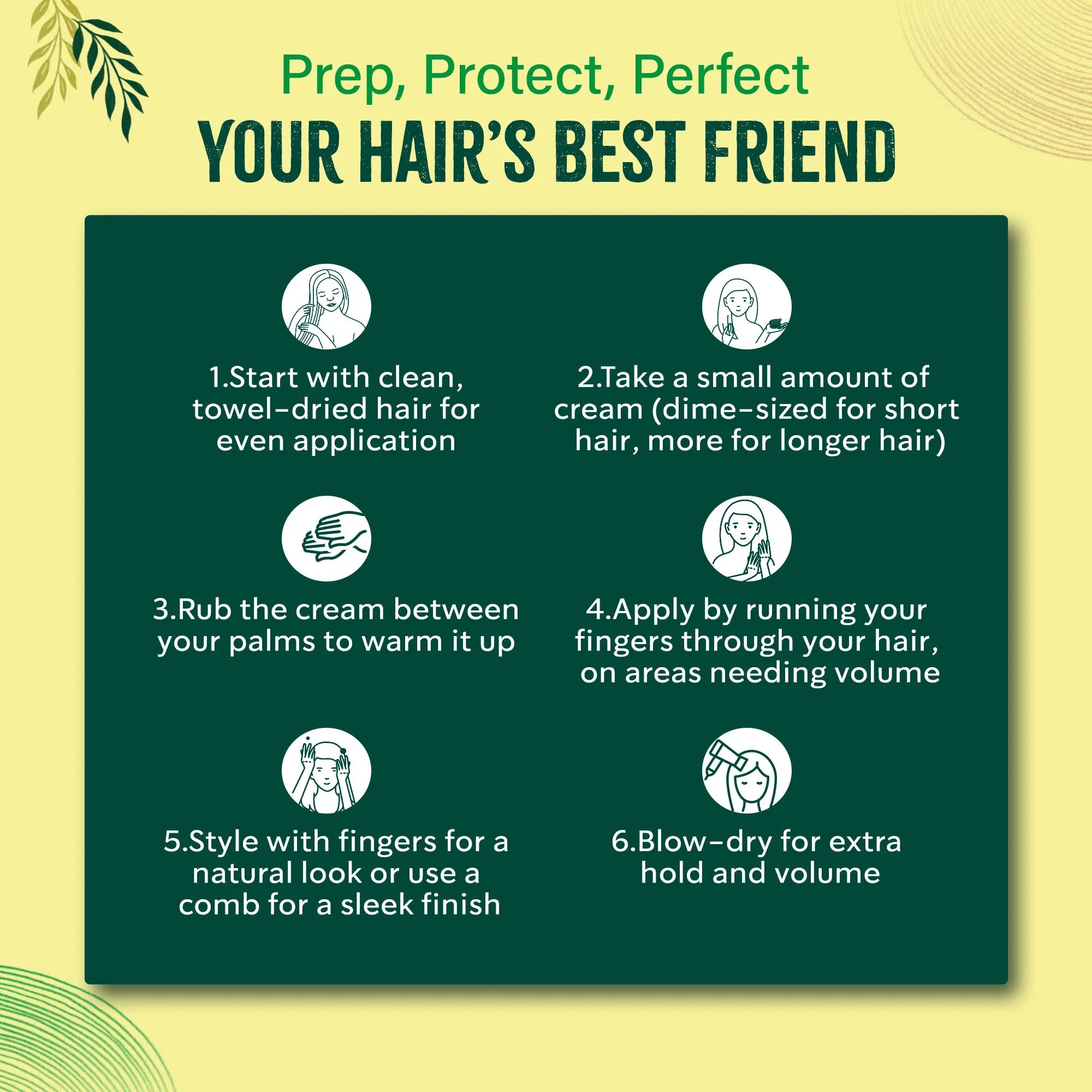 Vatika Naturals Hair Cream - Refreshing Scalp & Healthy Hair for All Hair Types (210ml/7.1 oz)