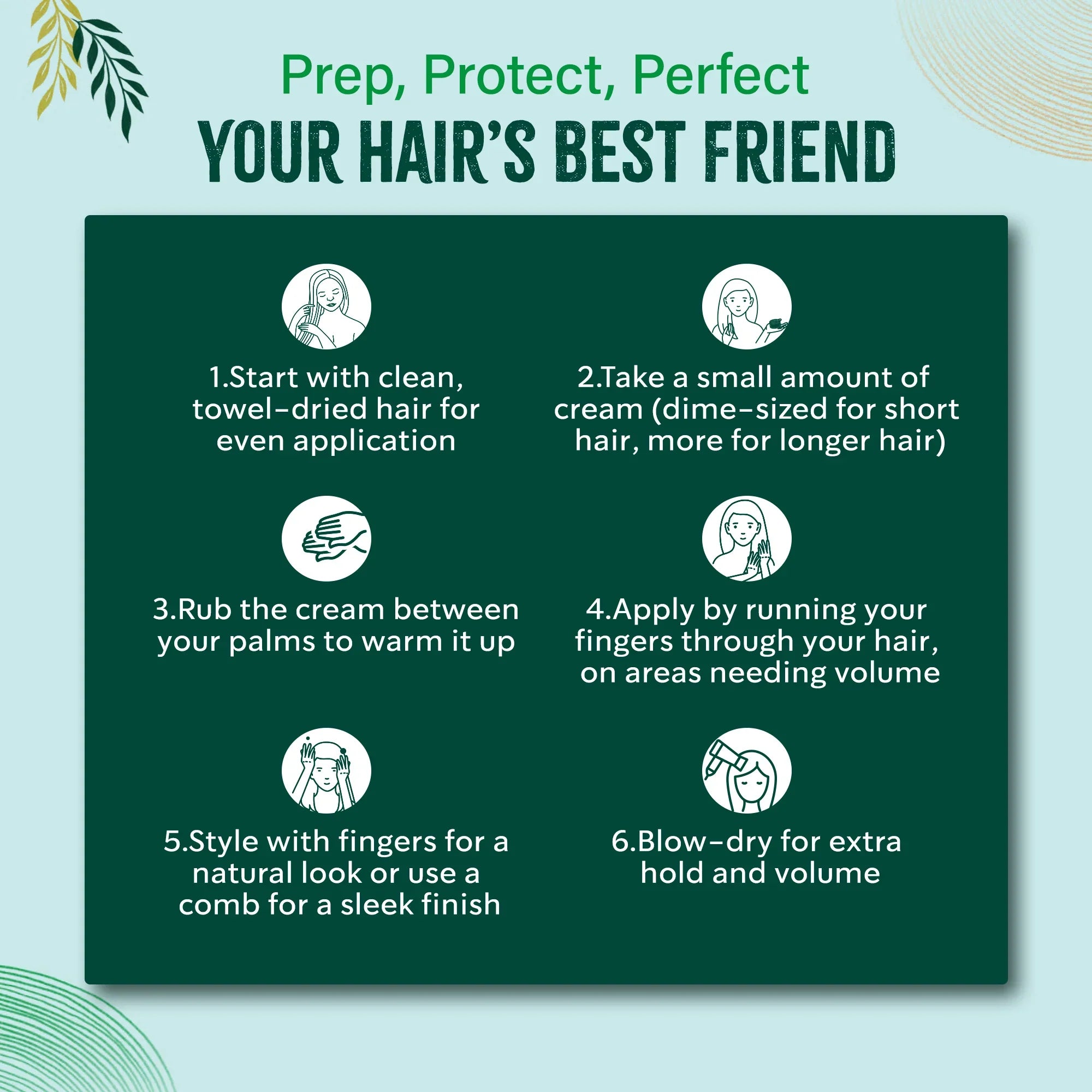 Vatika Naturals Hair Cream Volume & Thickness for Thin Hair 210ml/7.1 oz (Coconut)