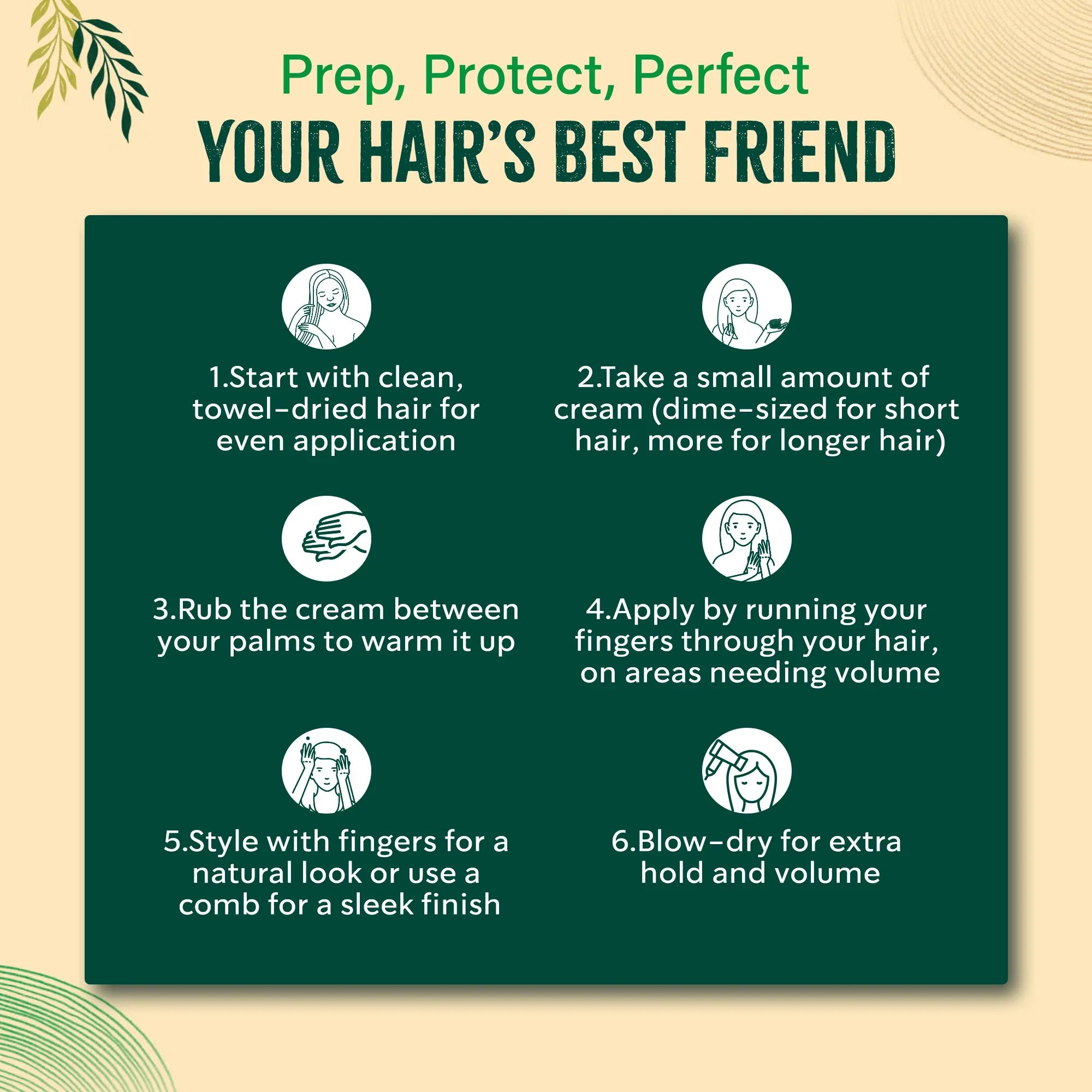 Vatika Naturals Hair Cream Extreme Moisturizing for Dry & Frizzy Hair (210ml/7.1 oz, Almond)