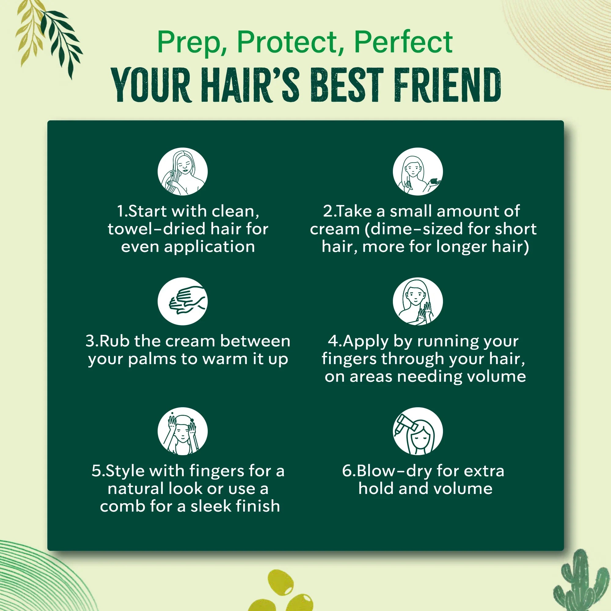 Vatika Naturals Hair Cream Anti-Breakage for Stronger, Healthier Hair 210ml/7.1 oz