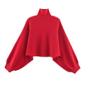 Chic Wide Sleeve Knit Top for Women