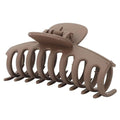 Fashion Jewelry Large Hair Claw - Secure All-Day Hold for Thick Hair in Brown