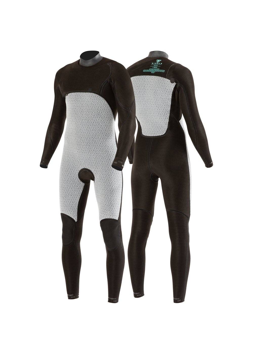 Vissla 7 Seas boys 3-2 full chest zip wetsuit