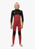 Vissla High Seas Boys Fire 4-3 Full Chest Zip