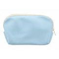Bags Unlimited Shimmer Small Zip Pouch - Blue White