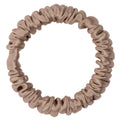 Light Tan Silk Scrunchie - Skinny