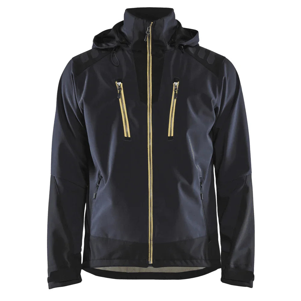 Blåkläder 4749 Stretch Hooded Softshell Jacket, wind and waterproof fabric