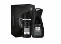 Lynx Black Body Spray & Body Wash | Dual-Action Freshness for Men | 375ml / 12.68oz