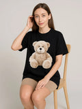 Ladies Teddy Bear Oversized Tshirt