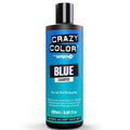 Crazy Color Blue Shampoo Anti-Yellow Toning & Cool Blonde Maintenance for Blondes, Bleached & Silver Hair 250ml/8.45oz
