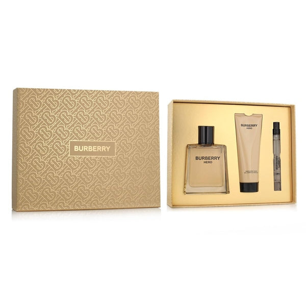 Burberry Hero Gift Set 100ml EDT + 75ml Body Wash + 10ml EDT