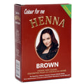 Colour For Me Henna Hair Colour Permanent Natural Brown for Radiant Grey Coverage 200g