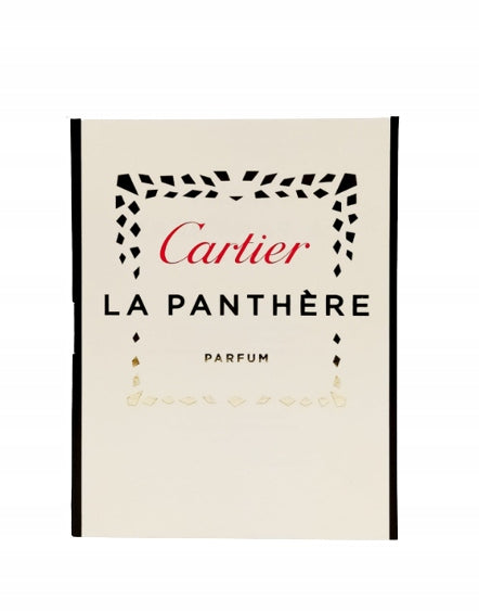 Cartier La Panthere Parfum 1.5ml 0.05 fl. o.z. official perfume sample perfume tester
