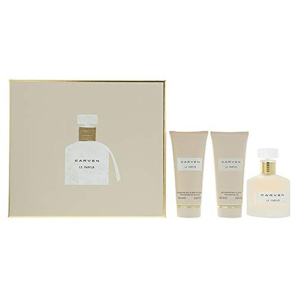 Carven Le Parfum Gift Set 100ml EDP + 100ml Body Milk + 100ml Shower Gel