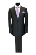 Charcoal 2-button Regular Fit Suit