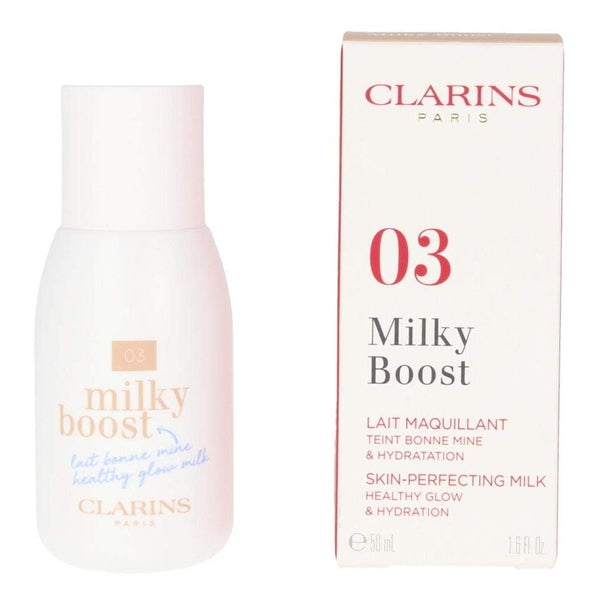 Clarins Milky Boost Healthy Glow Foundation 50ml - 03 Milky Cashew