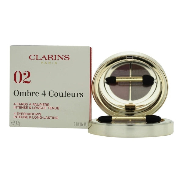 Clarins Ombre 4-Colour Eyeshadow Palette 4.2g - 02 Rosewood Gradation