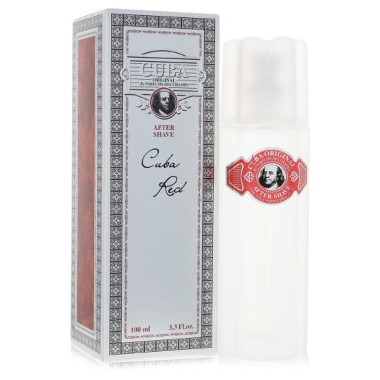 Cuba Red by Fragluxe Aftershave for Men, 3.4 oz / 100 ml