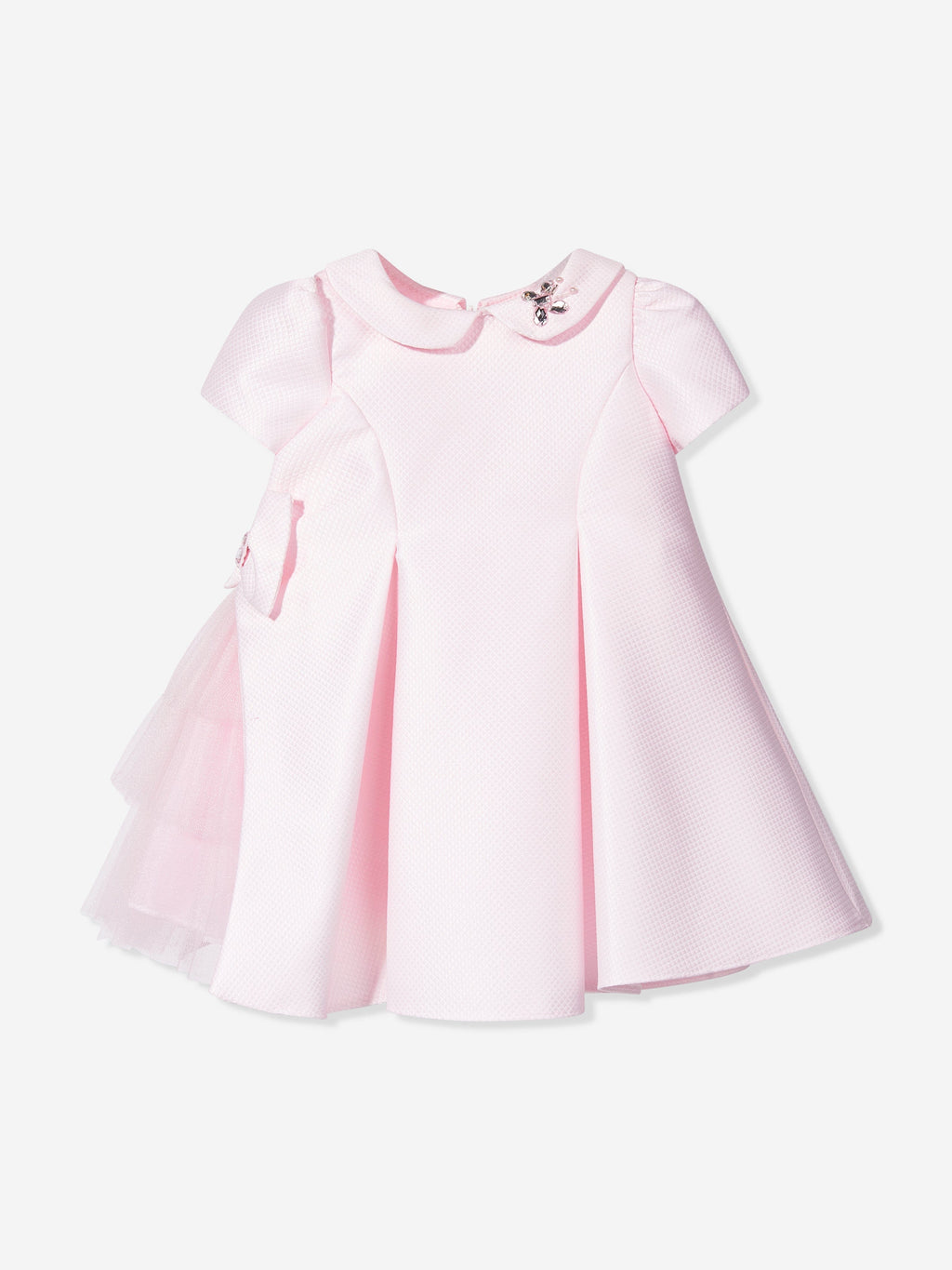 DRESS & Fleur Baby Girls Occasion Dress with Headband in Pink