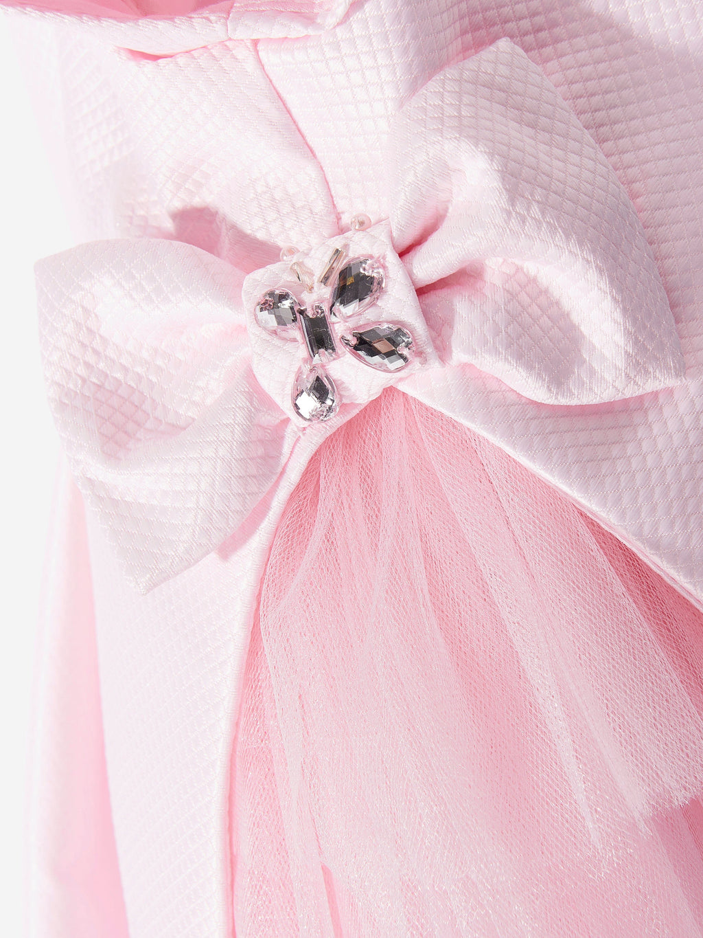 DRESS & Fleur Baby Girls Occasion Dress with Headband in Pink