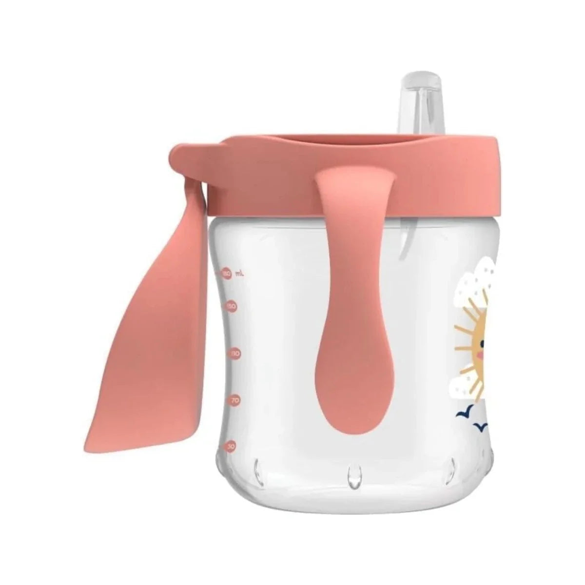 Dr. Brown's Soft Mouth Transition Cup 180ml - Pink