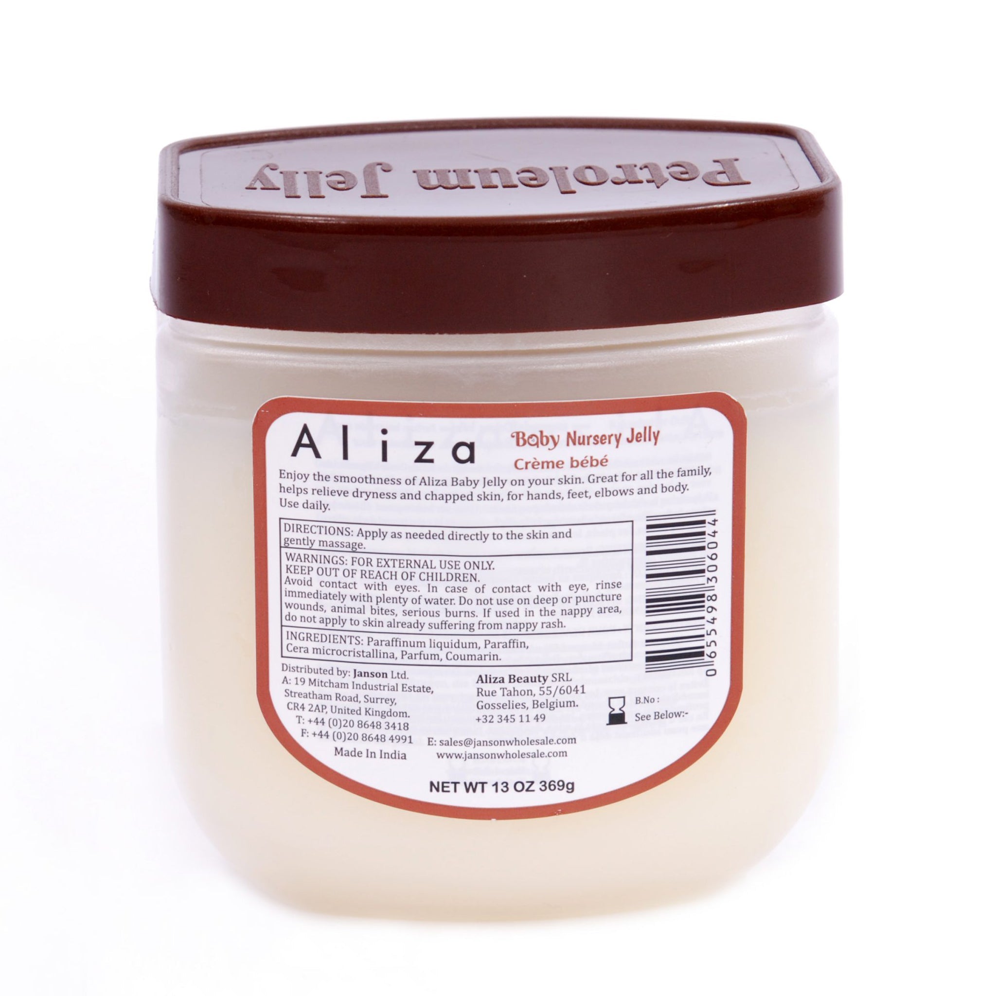 Aliza Petroleum Jelly Cocoa Butter Nourishing Hair & Scalp Moisturiser for All Hair Types 368g / 12.98oz