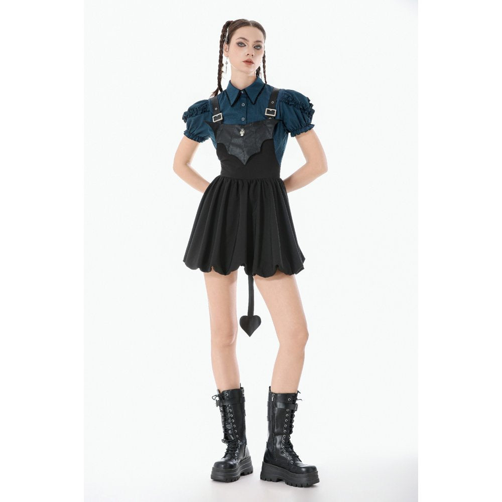 Dark In Love Lilith Bat Harness Bubble Dress