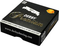 Derby Premium Stainless Steel Single Edge Razor Blades for a Flawless & Comfortable Shave - 100 Count