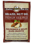 Difeel Brazil Nut Oil Premium Hair Mask: Nourishes & Boosts Hair Growth for Weak, Damaged Hair - 50g/1.76 oz