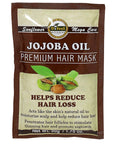 Difeel Jojoba Oil Premium Hair Mask - Deeply Moisturising & Strengthening for All Hair Types - 50g/1.76 oz