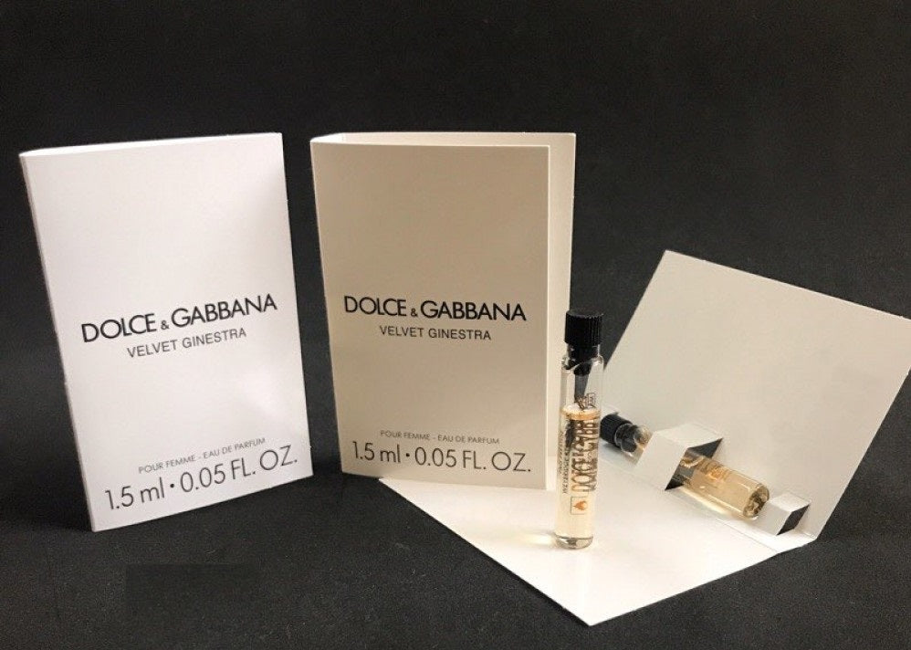 Dolce & Gabbana VELVET Ginestra 1.5 ML 0.05 fl. oz. official perfume sample perfume tester